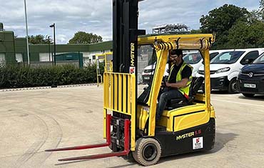 Counterbalance forklift training