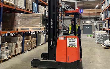 Reach Truck forklift training
