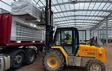 Rough Terrain Masted forklift training