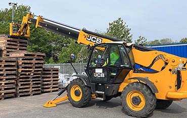Telehandler forklift training